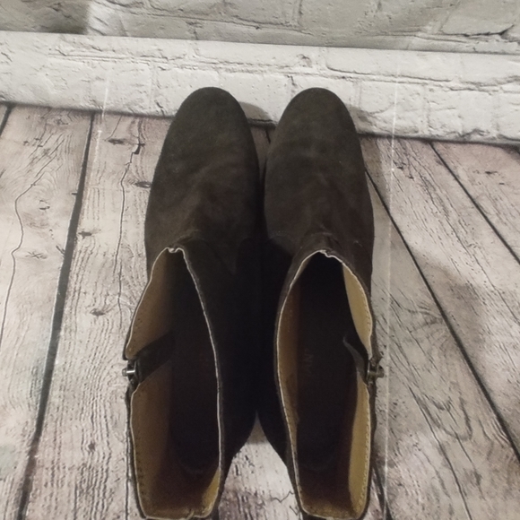 Topman Suede Brown Ankle Boots Men's 12 - Picture 9 of 11